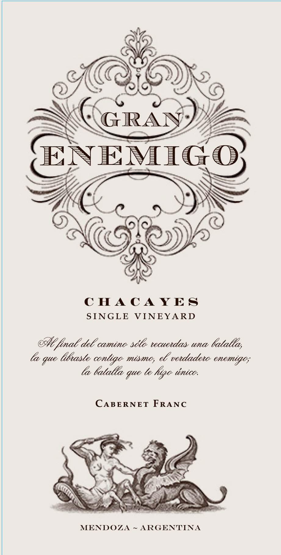 Gran Enemigo Single Vineyard Chacayes - Argewine